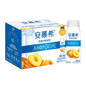 伊利安慕希酸奶黄桃燕麦